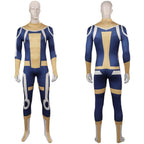 Invincible The Immortal Cosplay Costume Blue Party Carnival Jumpsuit Outfits - Azufun