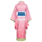 Kanroji Mitsuri Cosplay Costume Women Pink Kimono Party Carnival - Azufun