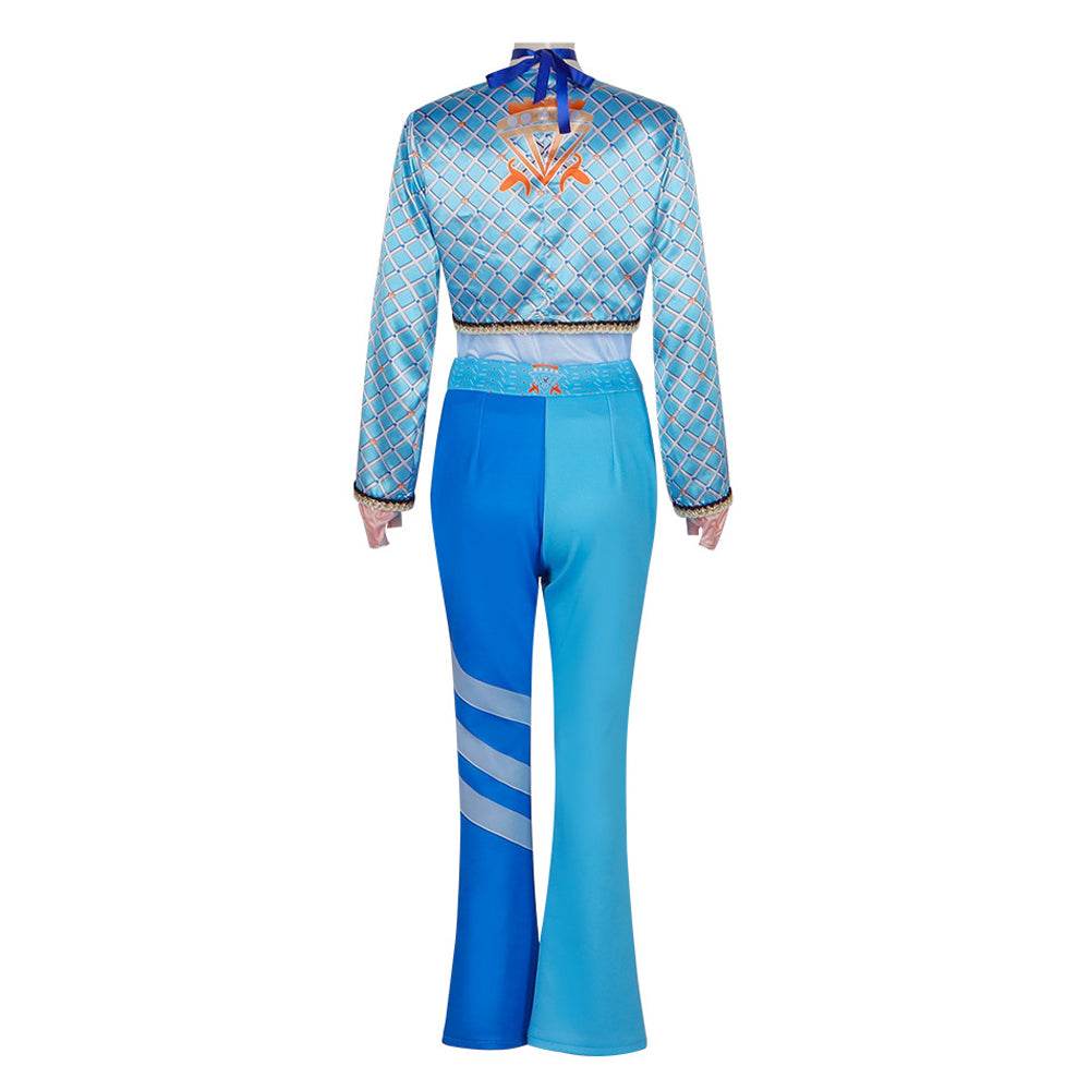 Chloe Charming Cosplay Costume Women Blue Outfit Party Carnival - Azufun