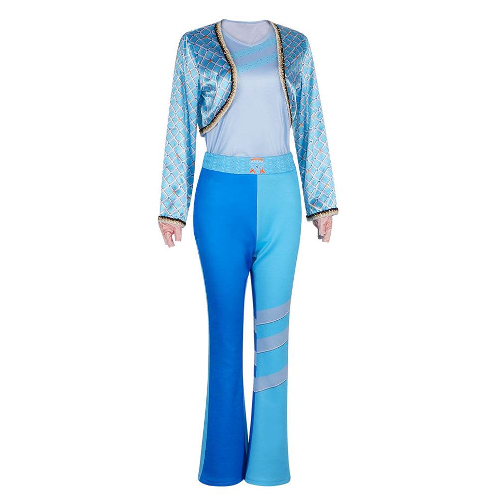 Chloe Charming Cosplay Costume Women Blue Outfit Party Carnival - Azufun