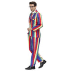 1980s Love Flower Print Suit 80s Costumes Cosplay Party Carnival - Azufun