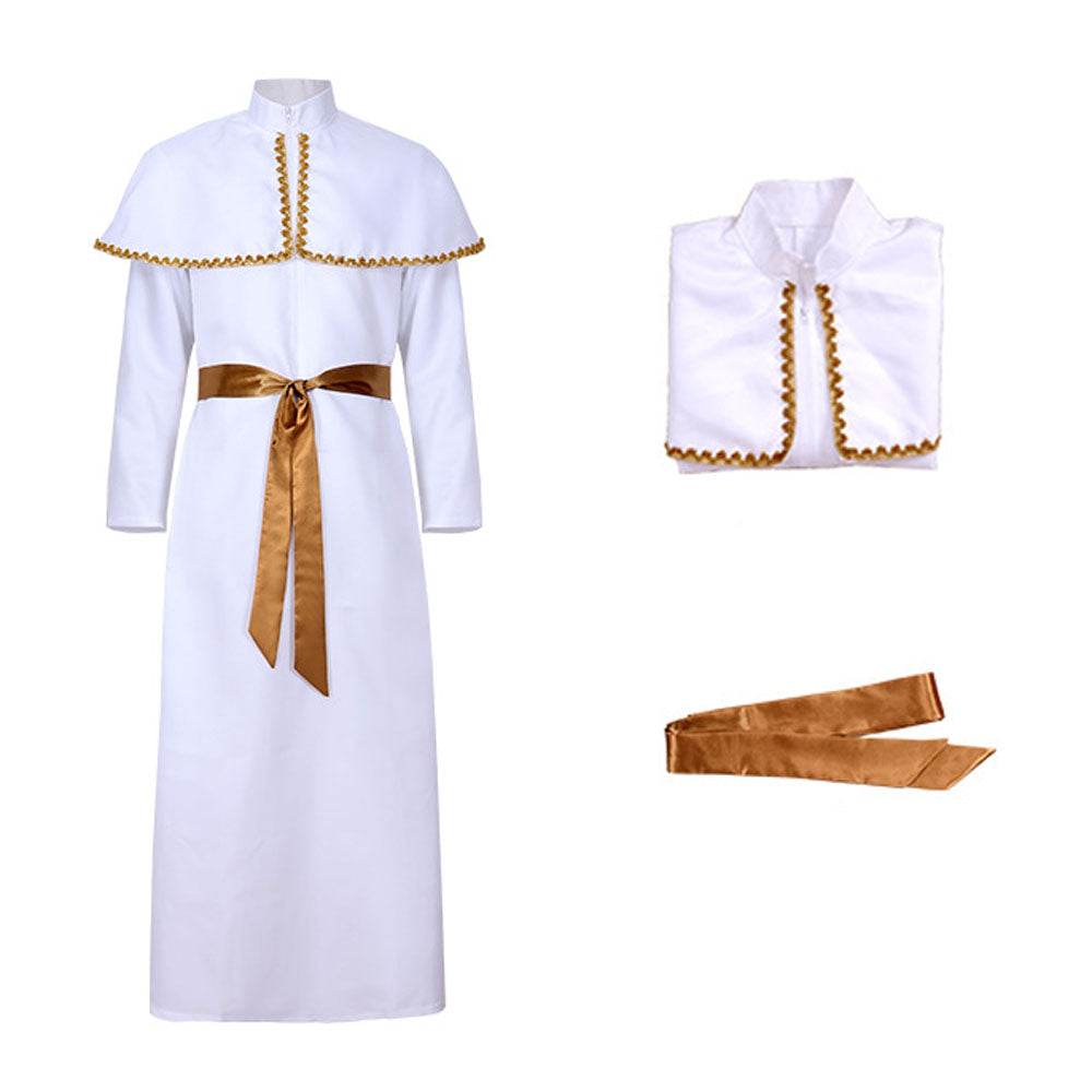 Men's Pope Costume Halloween Medieval Cosplay - Azufun