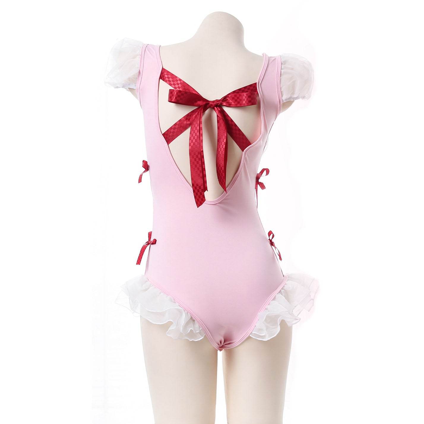 Lotus Leaf One-Piece Princess Maid Uniform Suit - Azufun