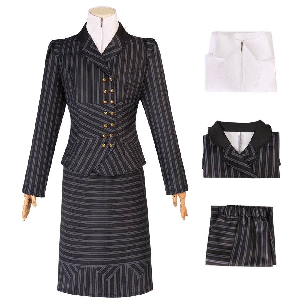 Wicked Elphaba School Uniform Outfit Carnival Halloween Cosplay Costume Set - Azufun