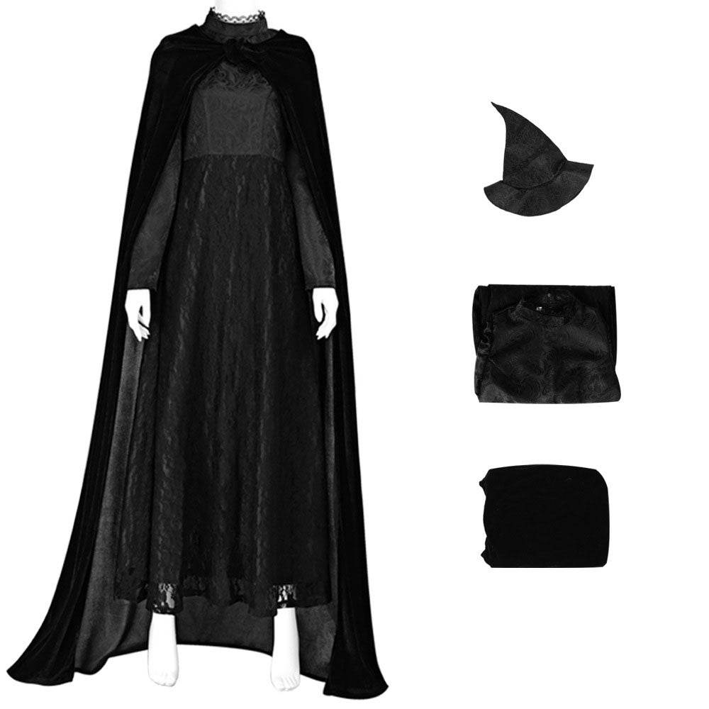 Wicked Elphaba Outfit Carnival Halloween Cosplay Costume Set - Azufun