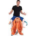 Brown Bear Teddy Unicorn Sheep Horns Octopus Funny Puppet Costumes - Azufun