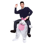 White Bear Pink Pig Rabbit Kangaroo Horse Funny Puppet Costumes - Azufun
