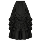Medieval Retro Style Women's Waist Dance Skirt Dress - Azufun
