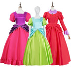 Cinderella cosplay costume elder and Second sister stage princess dress - Azufun