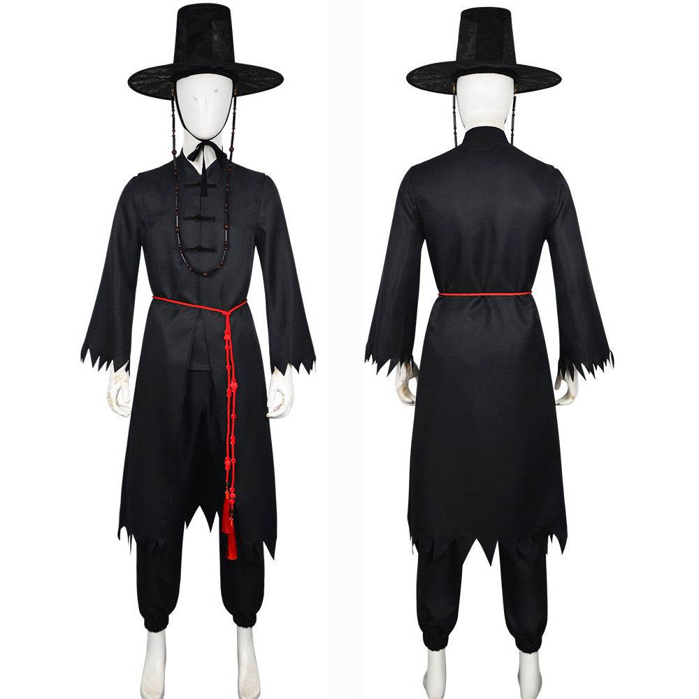 Kpop Demon Hunters Jinu Costume Cosplay Outfit Hat For Adult Man Halloween - Azufun