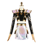 Kpop Witch Hunter Zoe Cosplay Costume Black and Gold Performance - Azufun