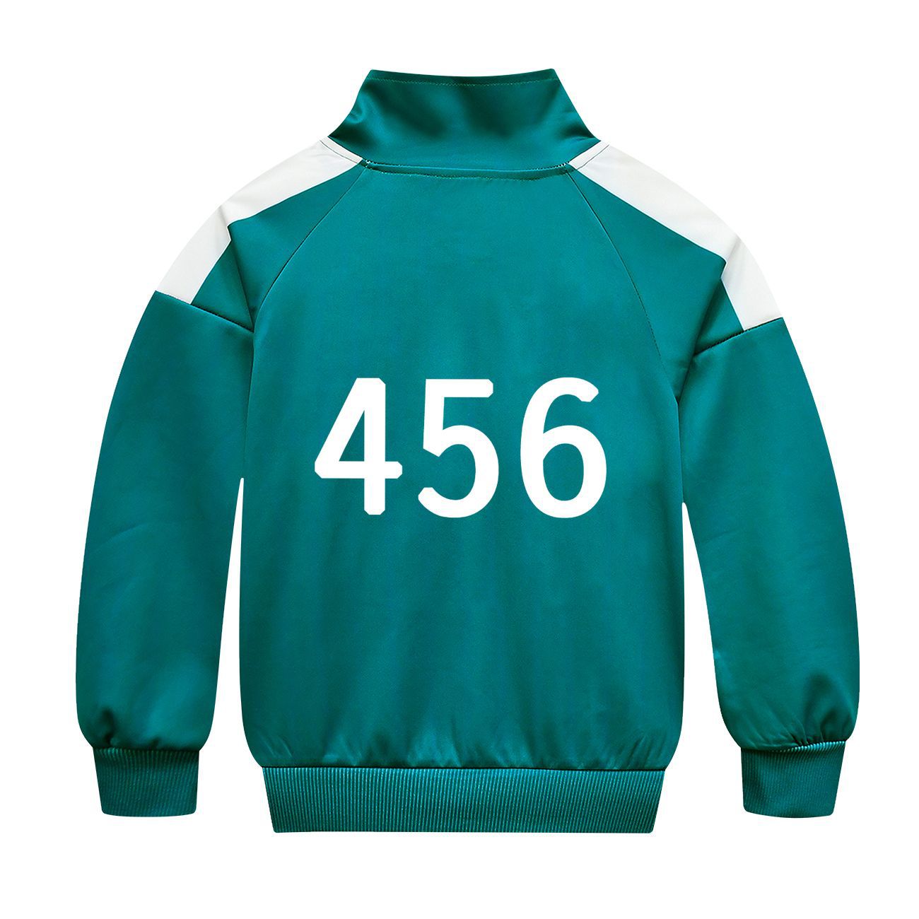 Players Tracksuit Costume Game Cosplay Squid Green Jacket Shirt For Adult Kids - Azufun