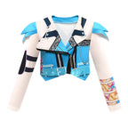 Kids KPop Demon Hunters Costume Girls Zoey Cosplay Fancy Dress Outfits - Azufun