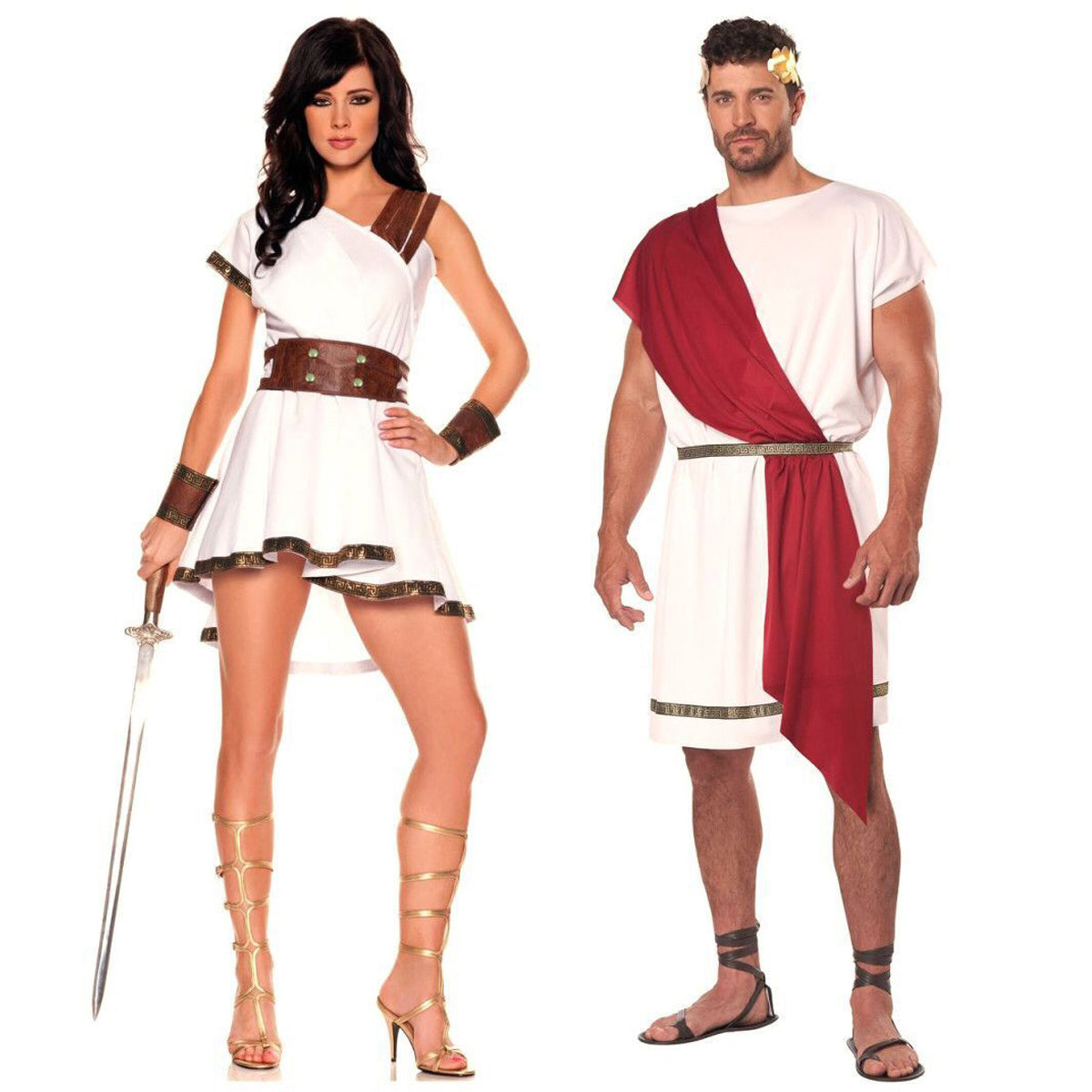 Indian Ancient Roman Greek King Missionary Warrior Costume Halloween - Azufun