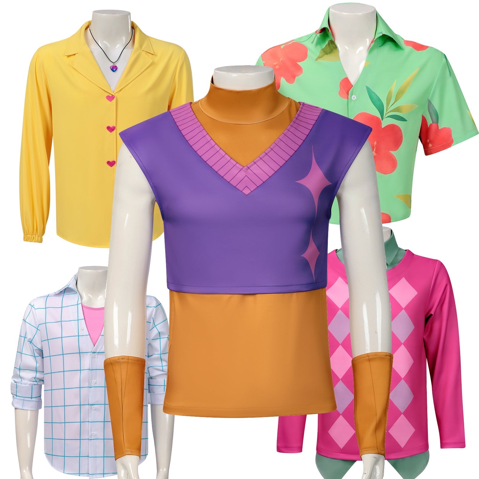 KPop Demon Hunters Saja Boys Baby Abby Jinu Mystery Romance Costume Cosplay - Azufun