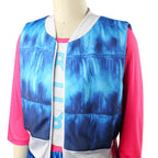 Zombies 4 Addison Costume for Kids Girls Cheerleader Dress Up 3PCS Halloween - Azufun