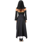 Women Vampire Nun Costume Halloween