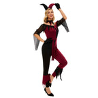 Suicide Squad Psycho Jester Clown Costume For Women Halloween