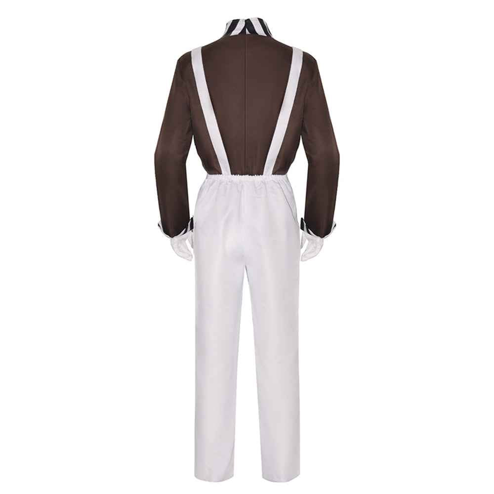 Charlie and the Chocolate Factory Clown Cosplay Costume Carnival Suit