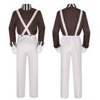 Charlie and the Chocolate Factory Clown Cosplay Costume Carnival Suit