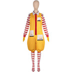 McDonald's Ronald Funny Cosplay Costume Adult Kids Halloween