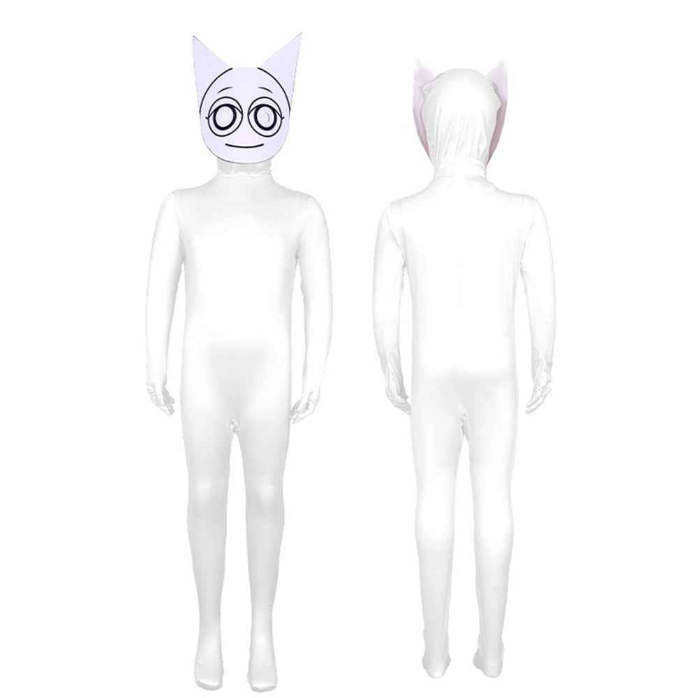 Sprunki Incredibox Costume Jumpsuit Bodysuit Halloween Kids Adult