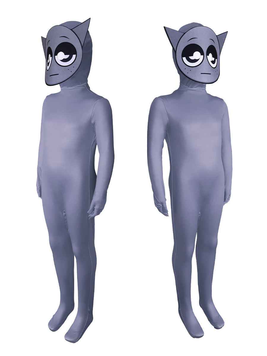 Sprunki Incredibox Costume Jumpsuit Bodysuit Halloween Kids Adult