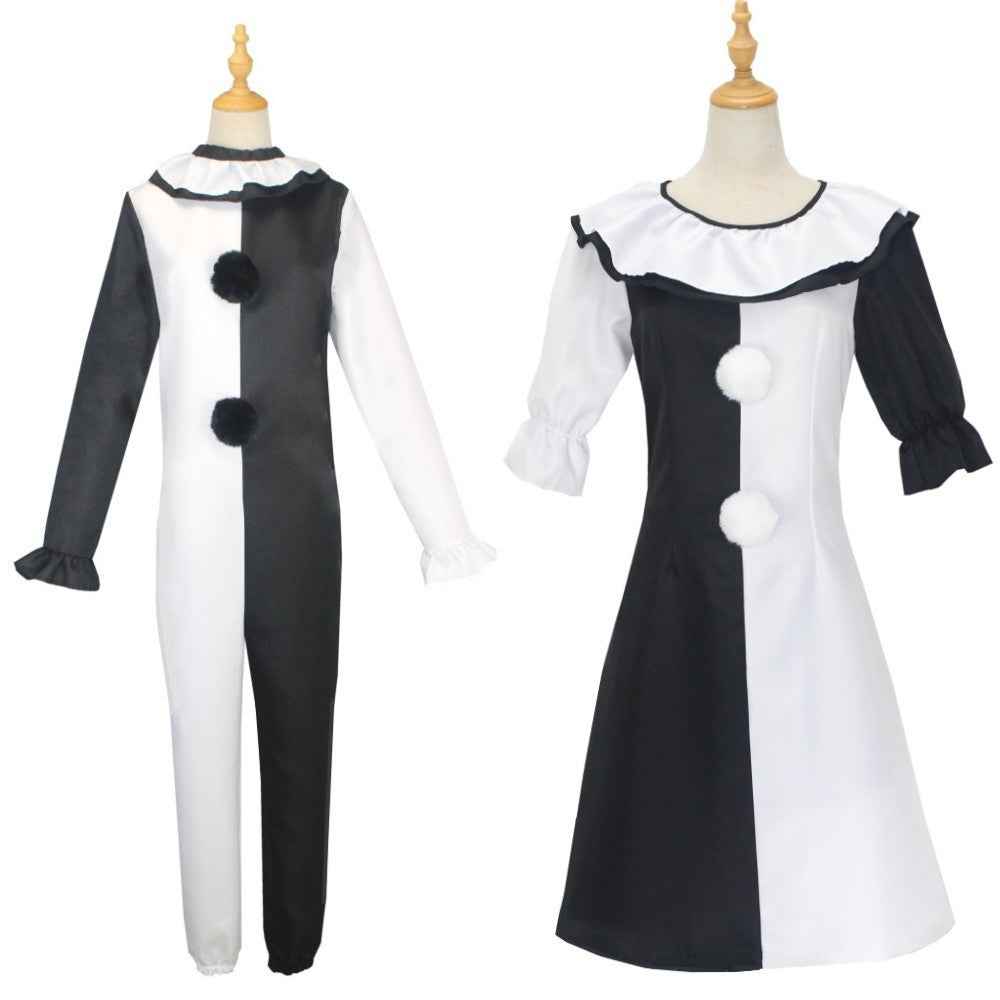 Art The Clown Dress Joker Costume Jumpsuit Halloween Terrifier Cosplay