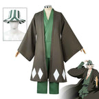 Bleach Urahara Kisuke Anime Cosplay Costume with hat Full Set