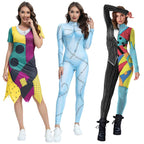 Halloween costume Christmas Nightmare cosplay Sally Jumpsuit dress