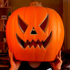 Light-Up Pumpkin Lantern Halloween Scene Decorations Fabric Items