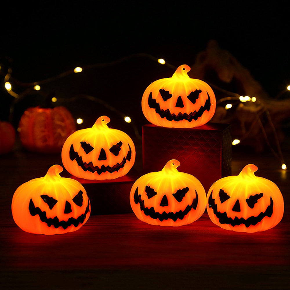 LED Pumpkin Lantern Hanging Ornament Halloween Decorative Piece
