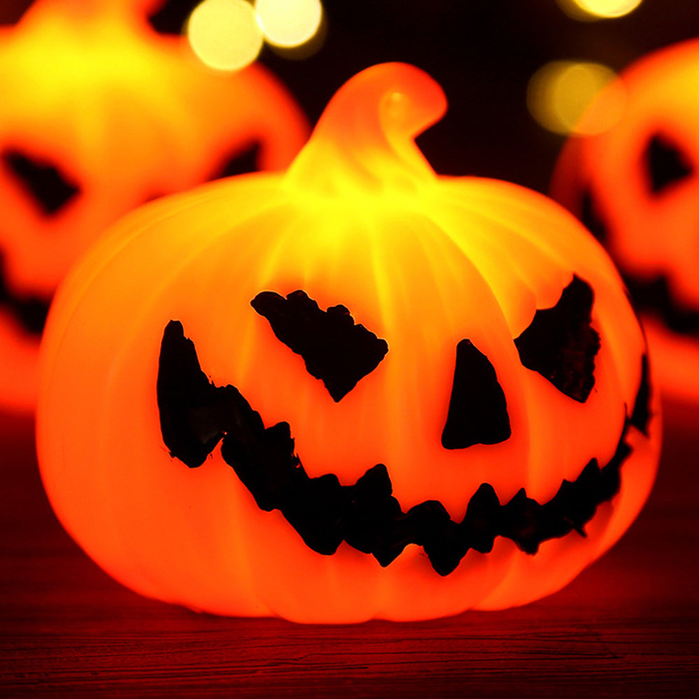 LED Pumpkin Lantern Hanging Ornament Halloween Decorative Piece