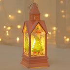 Electronic Candle Wind Lantern Castle Night Light Holiday Party Decorations