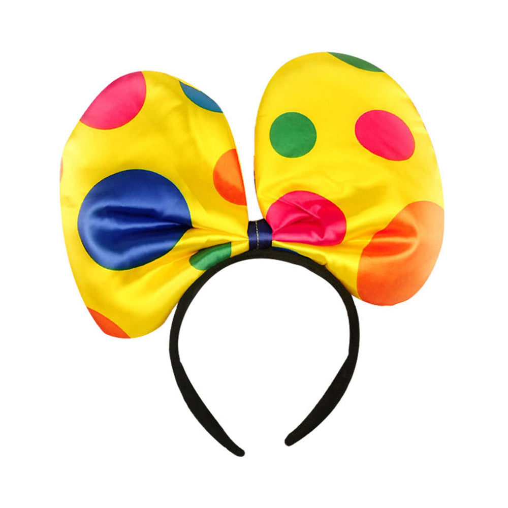 Clown Headband Cosplay Costume Headpiece Clown Costume Three-Piece Set