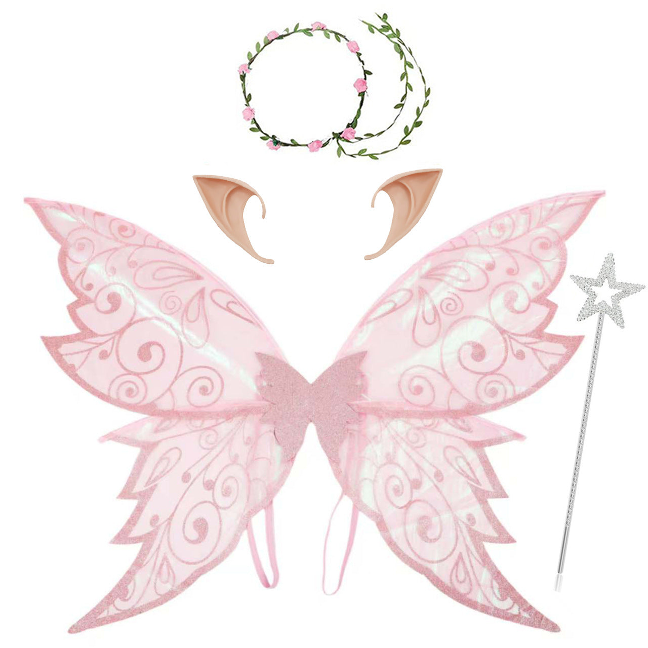 Fairy Butterfly Wing Back Accessory Holiday Party Halloween Costume