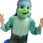 Kids Luca Alberto Sea monster Costume with Mask Halloween