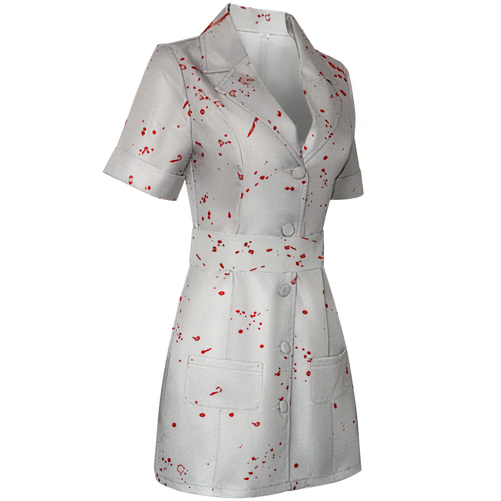 Silent Hill Nurse Costume Remake Horror Zombie Scary Cosplay Halloween