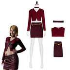 Silent Hill Cosplay Nurse Maria Costume Red Top Skirt