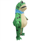 Inflatable Frog Costume Green and Red Halloween