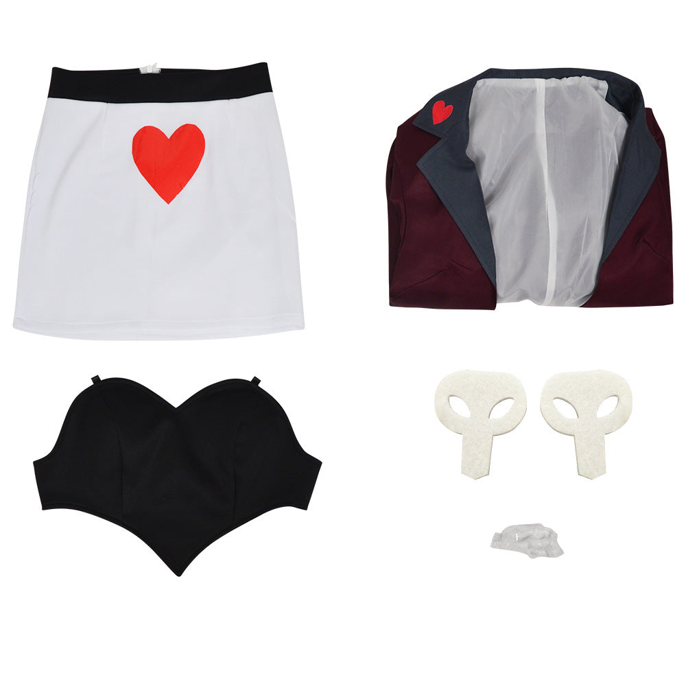 Hazbin Hotel Velvet Cosplay Costume Outfits Carnival Suit