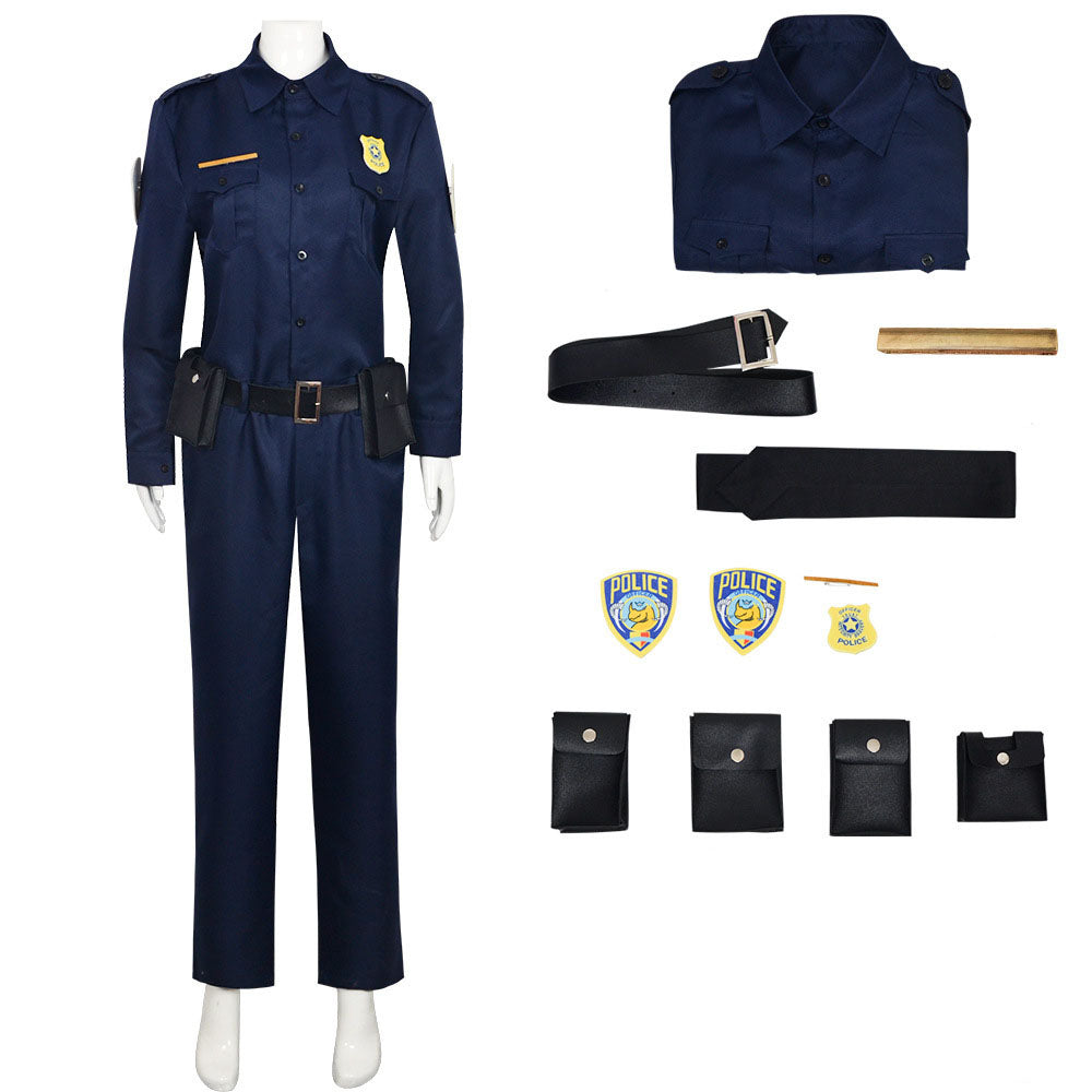 Zootopia 2 Nick Judy Police Uniform Cosplay Costume Carnival Suit