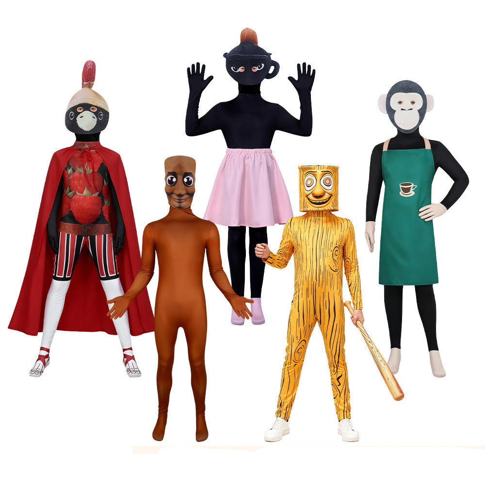 Titan Clockman Skibidi Toilet Jumpsuit Carnival Cosplay Costume For Kids