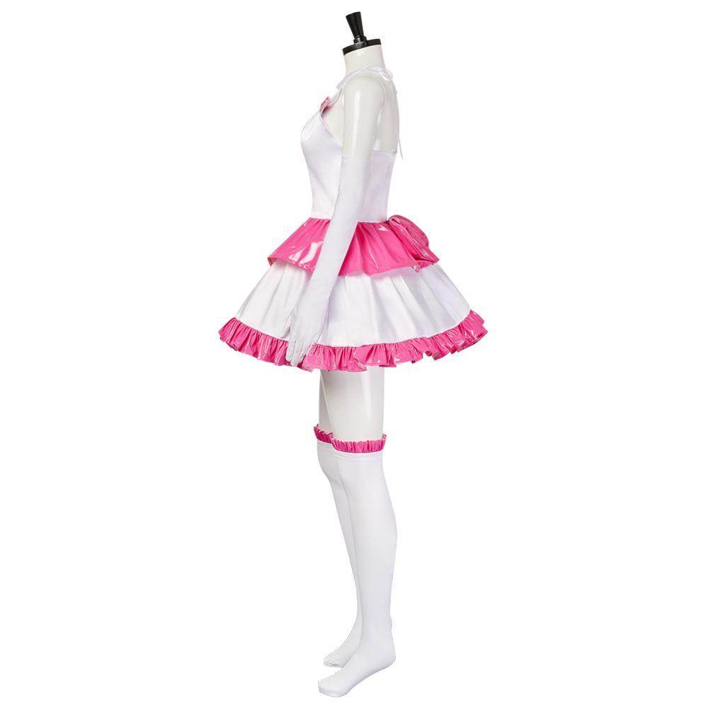 70s Perfect Blue Mima Kirigoe Cosplay Costume Red and Pink Dresses for Women - Azufun