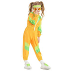 80s Retro Disco Costumes Fancy Dress Cosplay Halloween Jumpsuit For Kids - Azufun