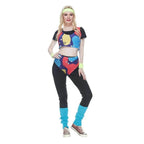 80s Retro Disco Hip Hop Sports Suit Fancy Dress Halloween Costume Dance Outfit - Azufun