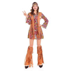 Adult Peace and Love Hippie Costume Party Halloween Women's Tassel - Azufun