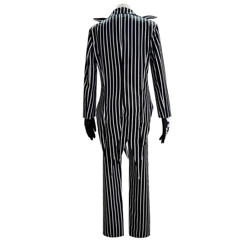 Adult kids Jack Skellington Sally Suit Costume The Nightmare Before Christmas for women men Boy Girl full Set - Azufun