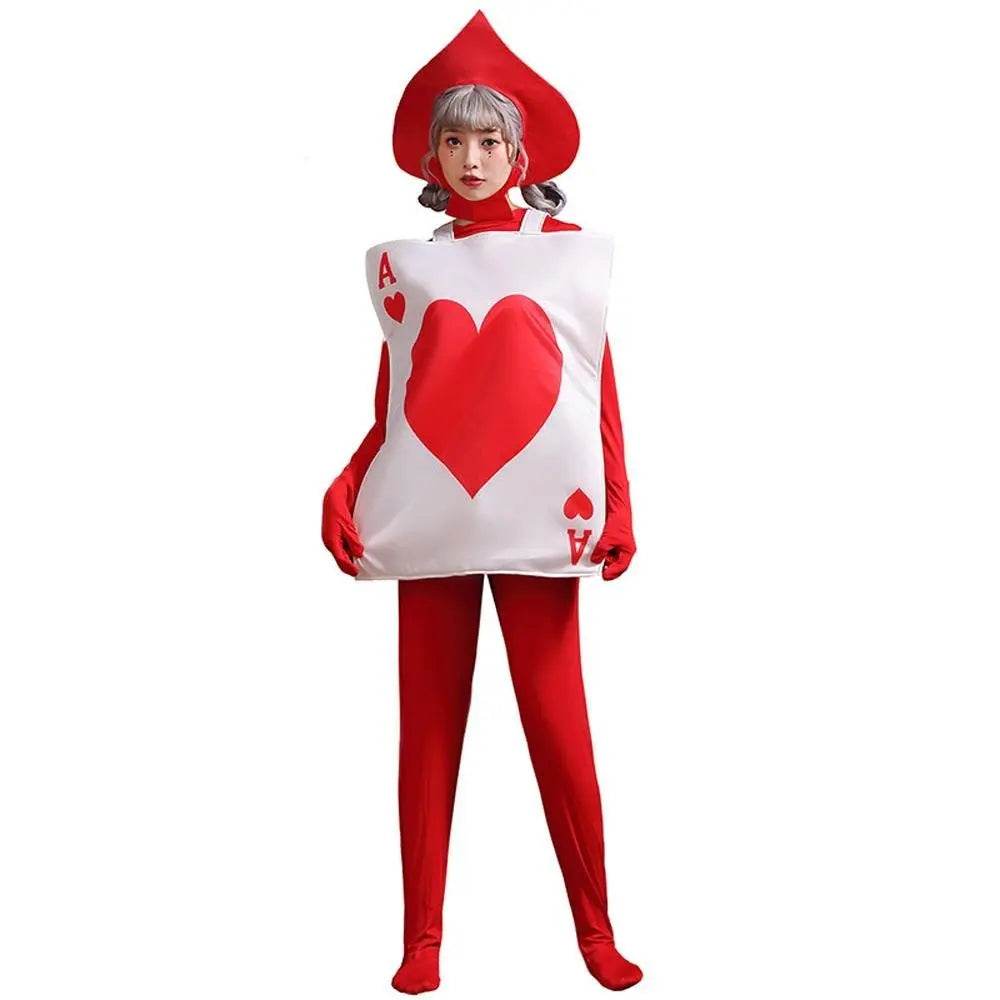 Alice in Wonderland stage performance poker heart peach A Costume Cosplay Party - Azufun