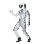 Alien Funny UFO Astronaut Cosplay Costume Outfits Halloween Carnival Suit - Azufun